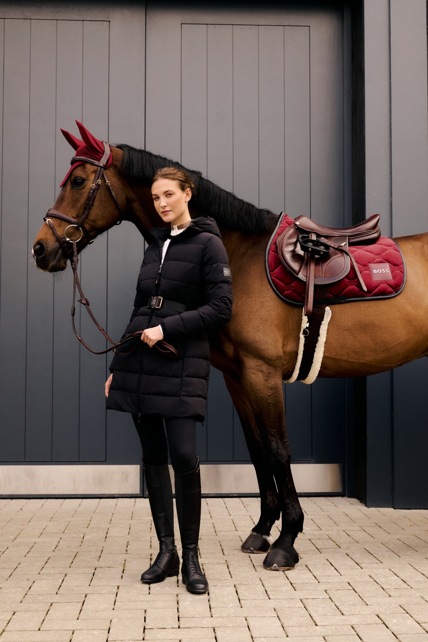 BOSS Equestrian Black and Red